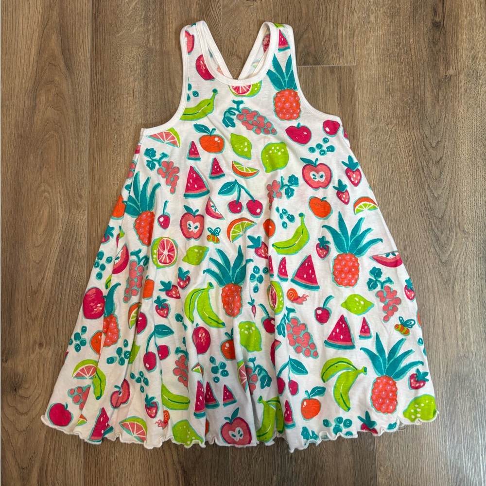 Hatley twirl fruit print sundress. Size 5